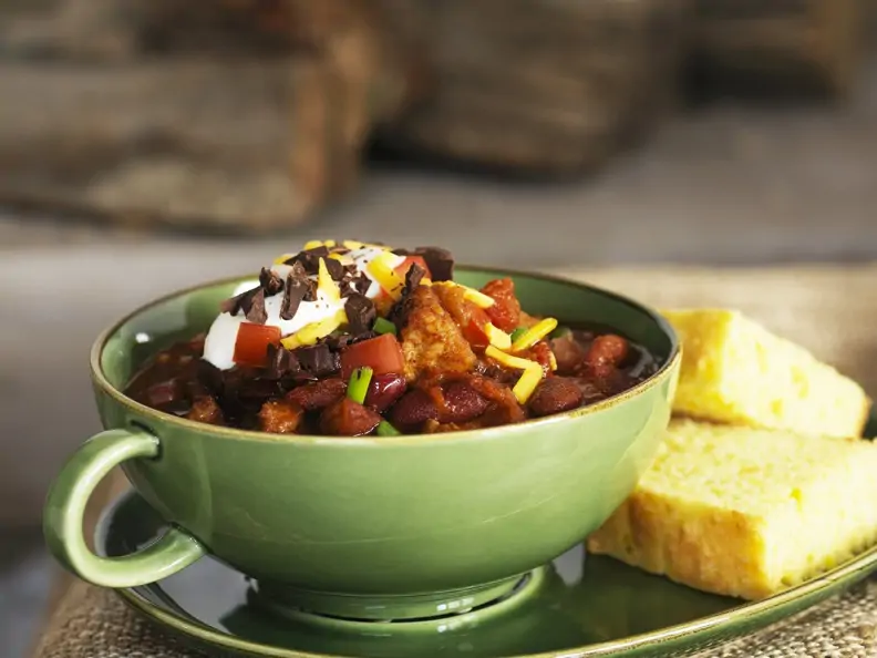 Chili con Carne mit Schokolade