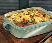 Hackfleischauflauf mit Apfel