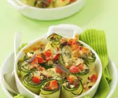 Zucchinirouladen mit Käse
