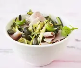 Zucchini-Schinken-Salat