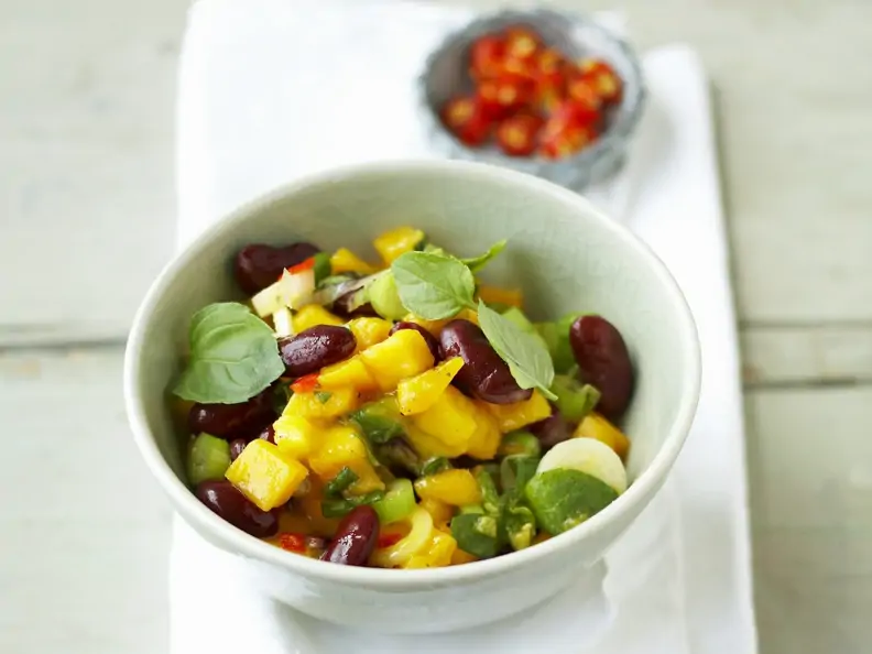 Mango-Salat mit Minze