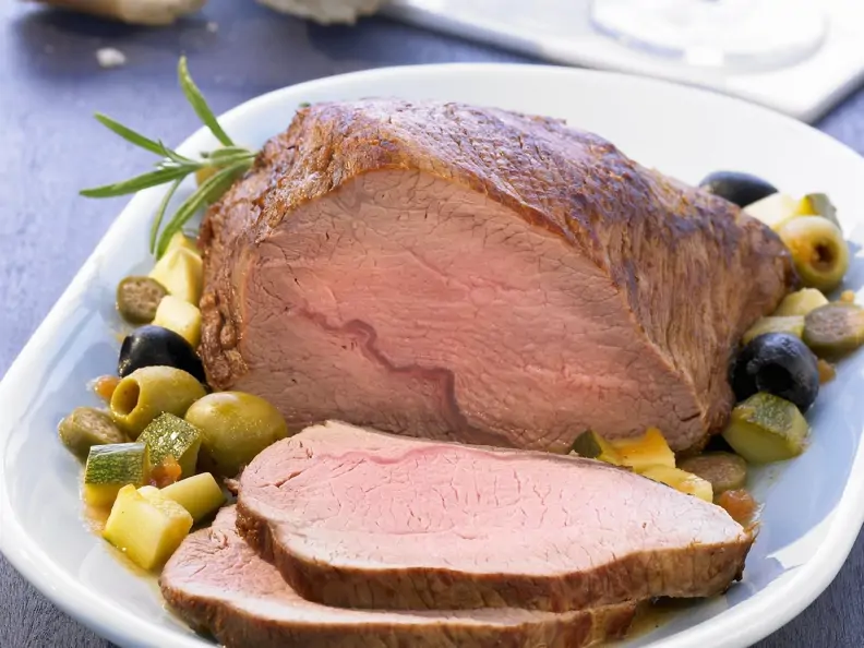 Kalbsschulterbraten nach provenzalischer Art