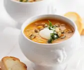 Kürbis-Orangen-Suppe