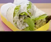 Wrap mit Birne und Porree