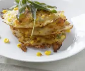 Mais-Pfannkuchen auf südafrikanische Art