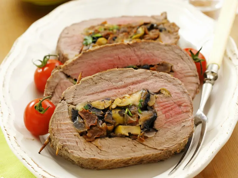 Rinderfilet mit Pilzfüllung