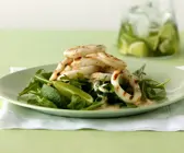 Gegrillter Calamari-Salat mit Rucola