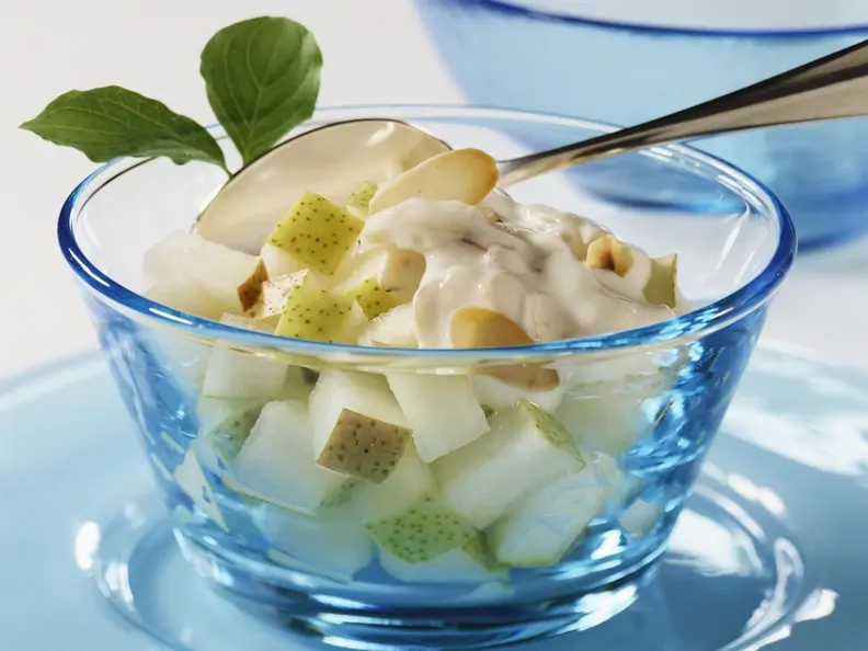 Birnen-Mandel-Salat