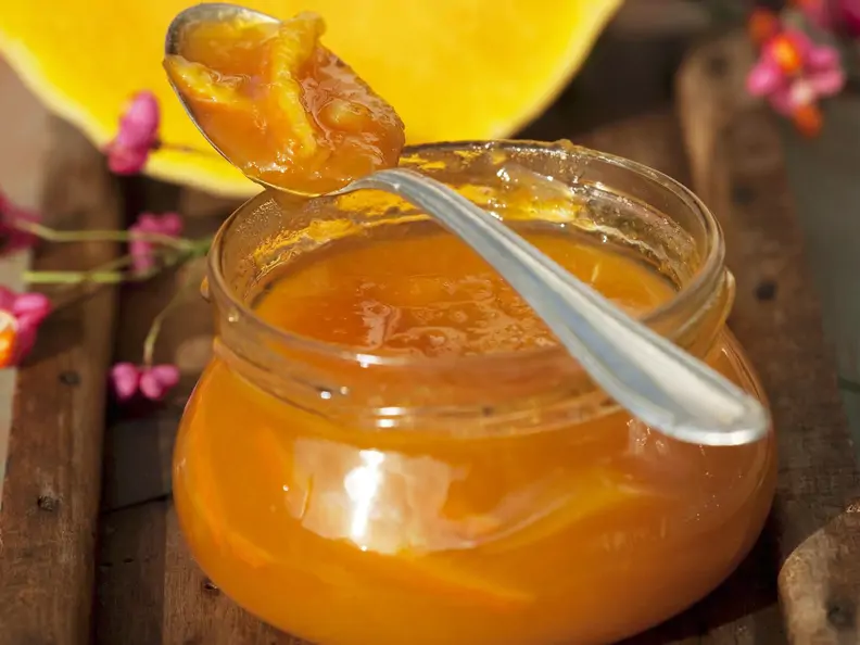 Orangen-Kürbis-Konfitüre