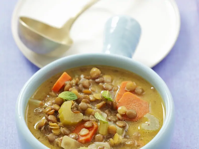 Linsen-Gemüse-Suppe