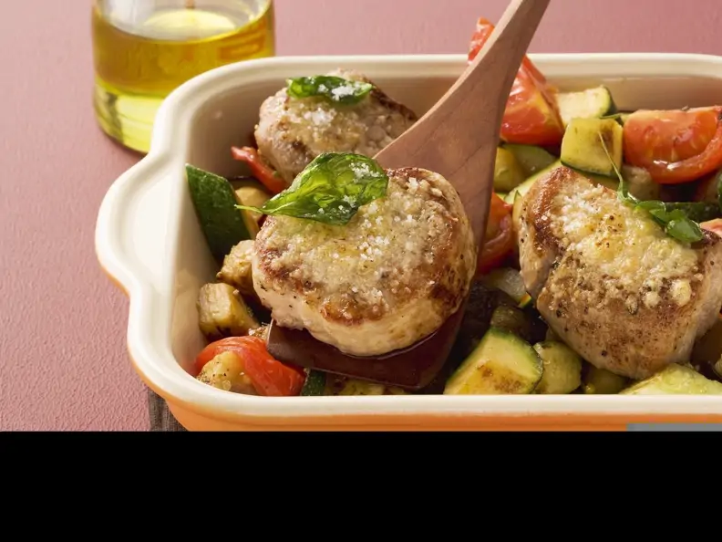 Schweinefilet mit Gemüse