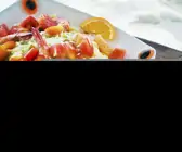 Salat aus Meeresfrüchten