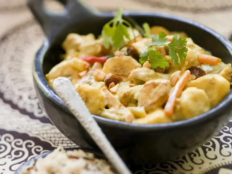 Hähnchen-Bananen-Curry