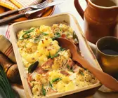 Sauerkraut-Kartoffel-Auflauf mit Kasseler