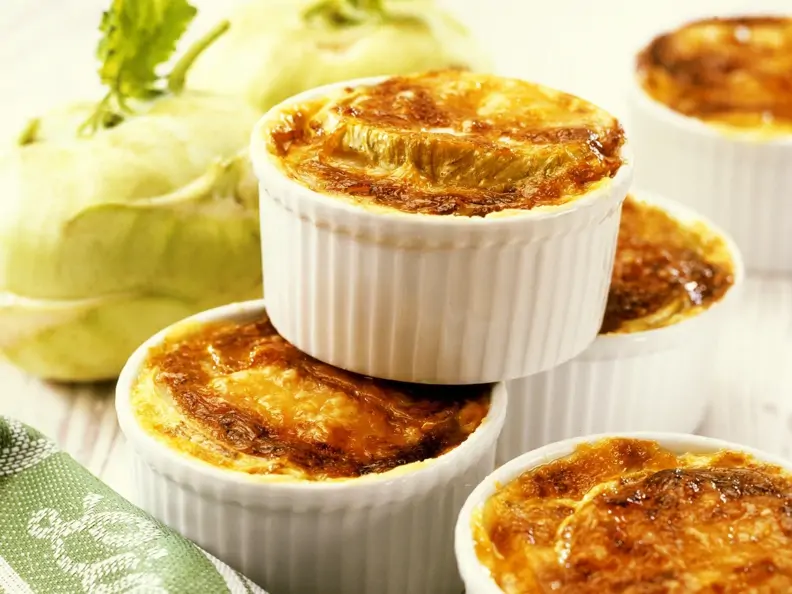 Mini-Kohlrabigratin