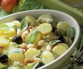 Ligurischer Kartoffelsalat mit weißen Bohnen