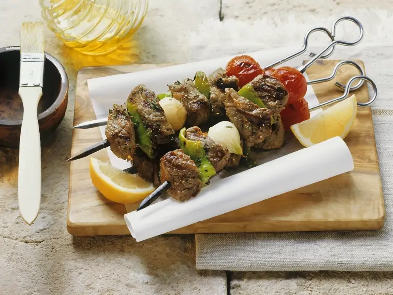 Lamm-Gemüse-Spieße