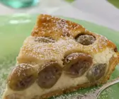 Käsekuchen mit Stachelbeeren