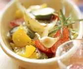 Gebackenes Gemüse mit Kräutervinaigrette