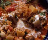 Gulasch mit Sauerkraut und Paprika (Szegediner)