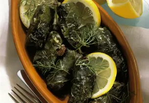 Dolmades (gefüllte Weinblätter)
