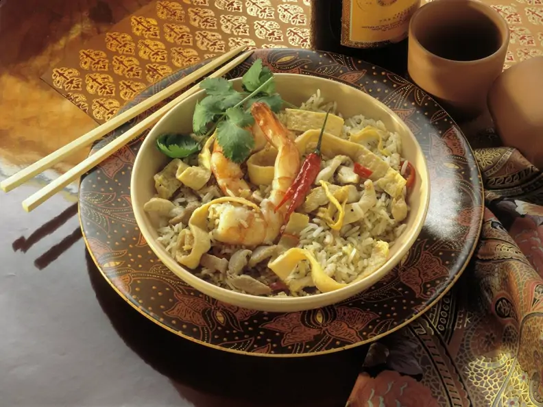 Indonesisches Reisgericht (Nasi Goreng)