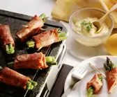 Schinken-Spargel-Röllchen