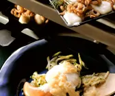 Raclette mit Fisch und Frutti di mare