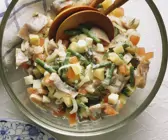Salat mit Matjeshering