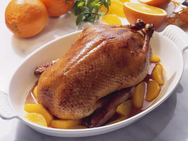 Ente mit Orangen (Canard a l'orange)
