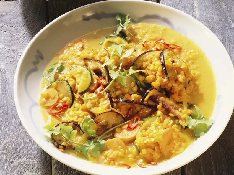 Gemüse-Linsen-Curry