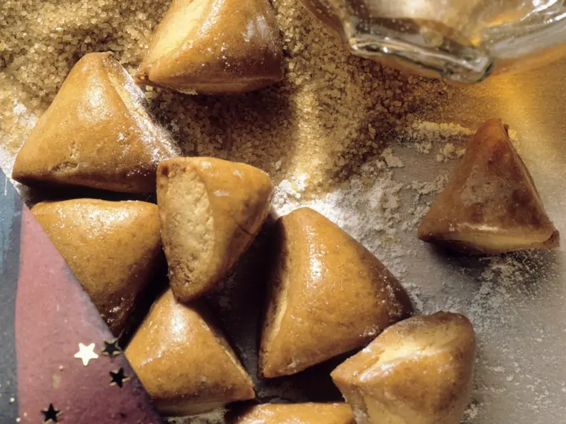 Lebkuchen mit Marzipanfüllung (Biberle)