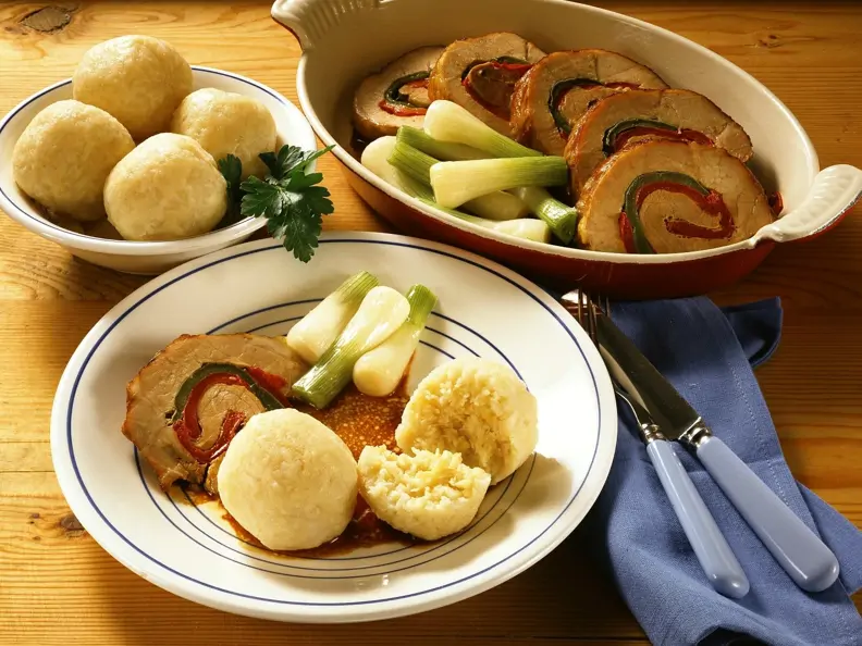 Rollbraten mit Paprika