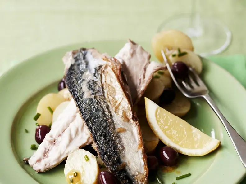 Makrelenfilets mit Kartoffeln