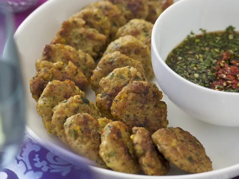 Garnelen-Hähnchen-Buletten