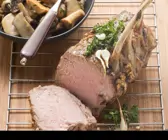 Kalbslachs mit Pilzgemüse