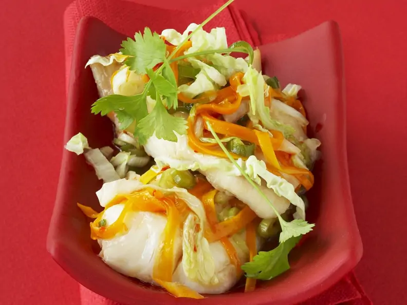 Pangasiusfilet mit Asia-Gemüse