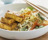Marinierter Tofu mit Chinakohlsalat
