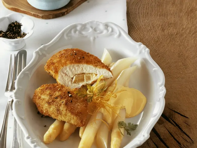Hähnchenbrustfilet mit Senf gefüllt