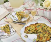 Kartoffelomelett auf spanische Art (Tortilla)
