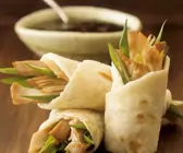 Wraps mit pikanter Hähnchen-Füllung