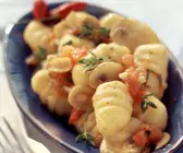 Gnocchi mit scharfer Pilz-Tomaten-Soße