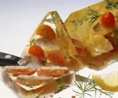 Sülze mit geräuchertem Aal