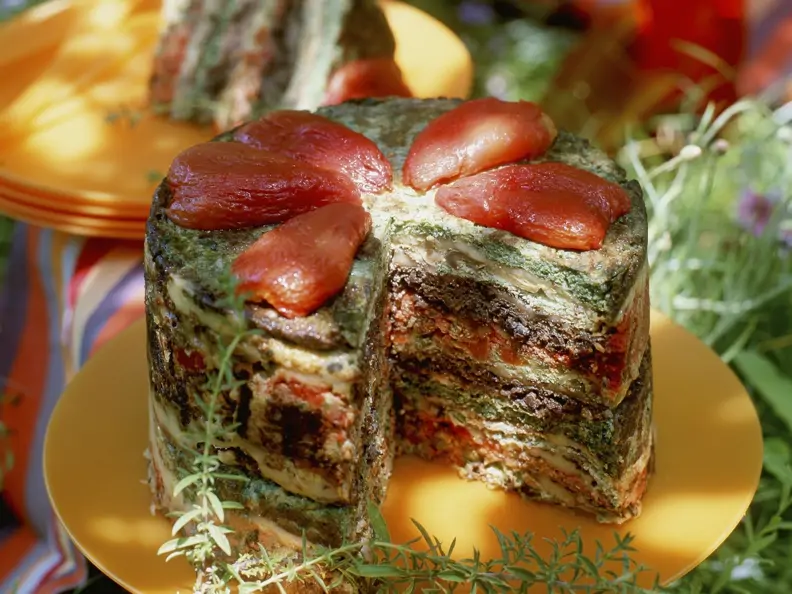 Pikante Pfannkuchentorte