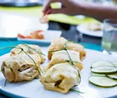 Hähnchen im Crêpewickel