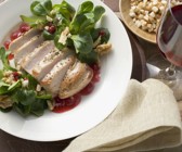 Brust vom Fasan mit Preiselbeeren