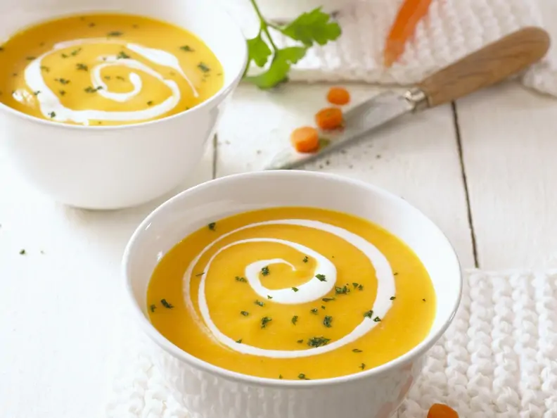 Karottencremesuppe