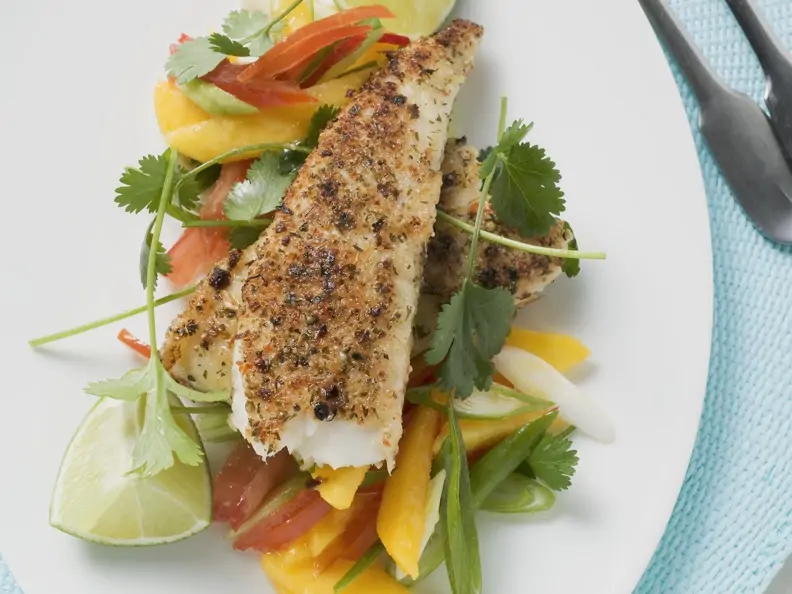 Pikantes Pangasiusfilet mit Gemüse
