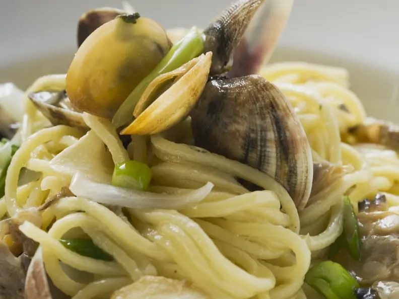 Pasta mit Venusmuscheln