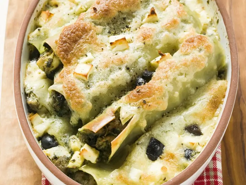 Spinat-Feta-Cannelloni